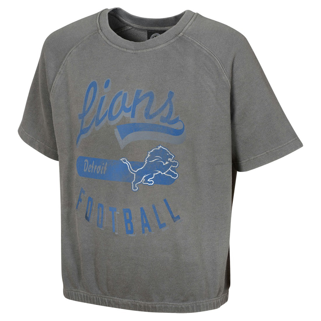 Detroit Lions  Women's Mineral Wash Short Sleeve Top
