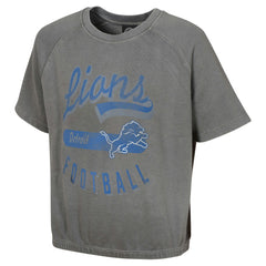 Detroit Lions  Women's Mineral Wash Short Sleeve Top