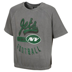 New York Jets New Era Women's Mineral Wash Short Sleeve Top