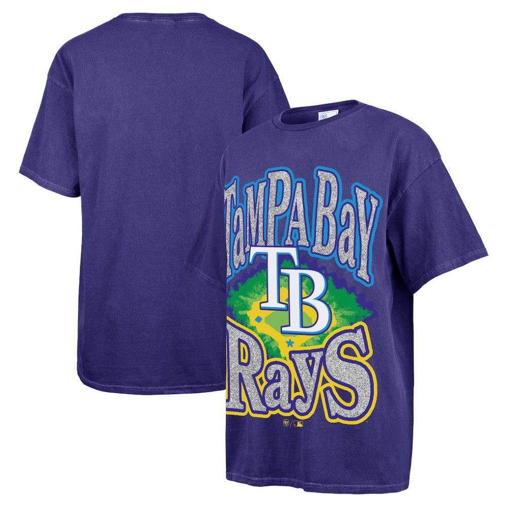 Tampa Bay Rays '47 Women's Flashing Lights Boyfriend T-Shirt | MLB On Sale