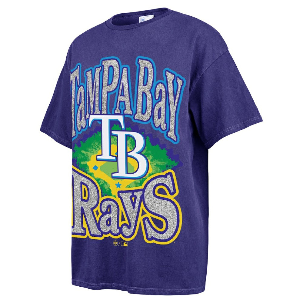 Tampa Bay Rays '47 Women's Flashing Lights Boyfriend T-Shirt | MLB On Sale