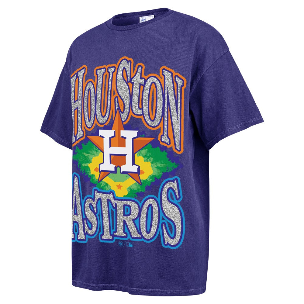 Houston Astros '47 Women's Flashing Lights Boyfriend T-Shirt | MLB Near me