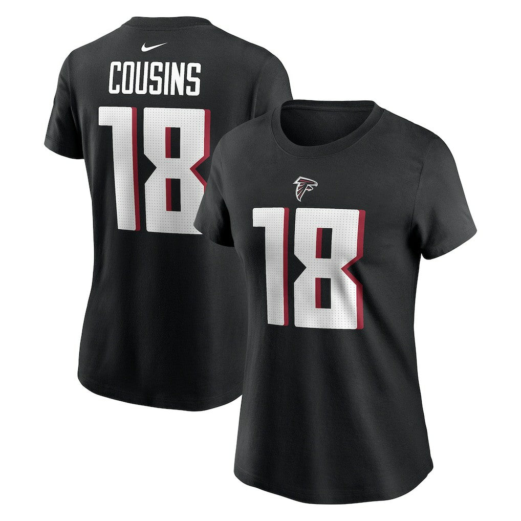 Atlanta Falcons Nike Kirk Cousins  Women's Player Name & Number T-Shirt