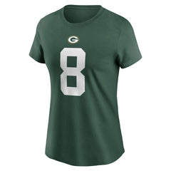 Green Bay Packers Nike Josh Jacobs  Women's Player Name & Number T-Shirt
