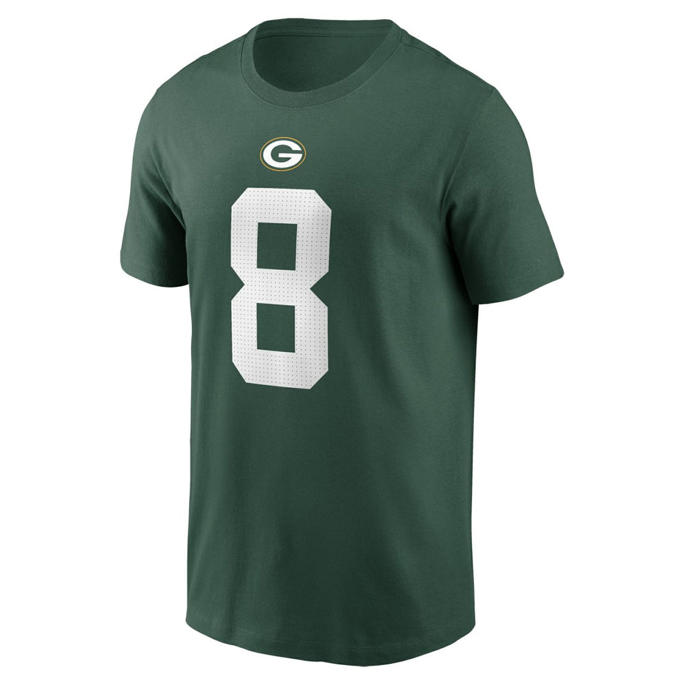 Green Bay Packers Nike Josh Jacobs  Player Name & Number T-Shirt