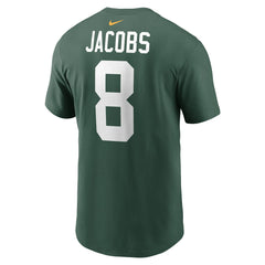 Green Bay Packers Nike Josh Jacobs  Player Name & Number T-Shirt