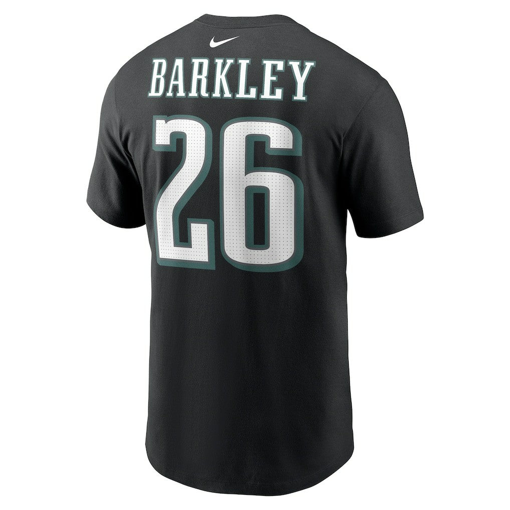 Philadelphia Eagles Nike Saquon Barkley  Player Name & Number T-Shirt