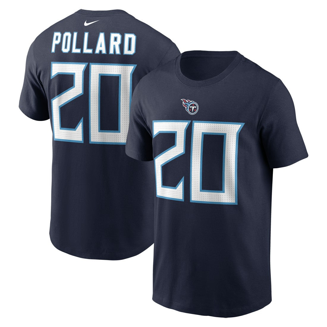 Tennessee Titans Nike Tony Pollard  Player Name & Number T-Shirt