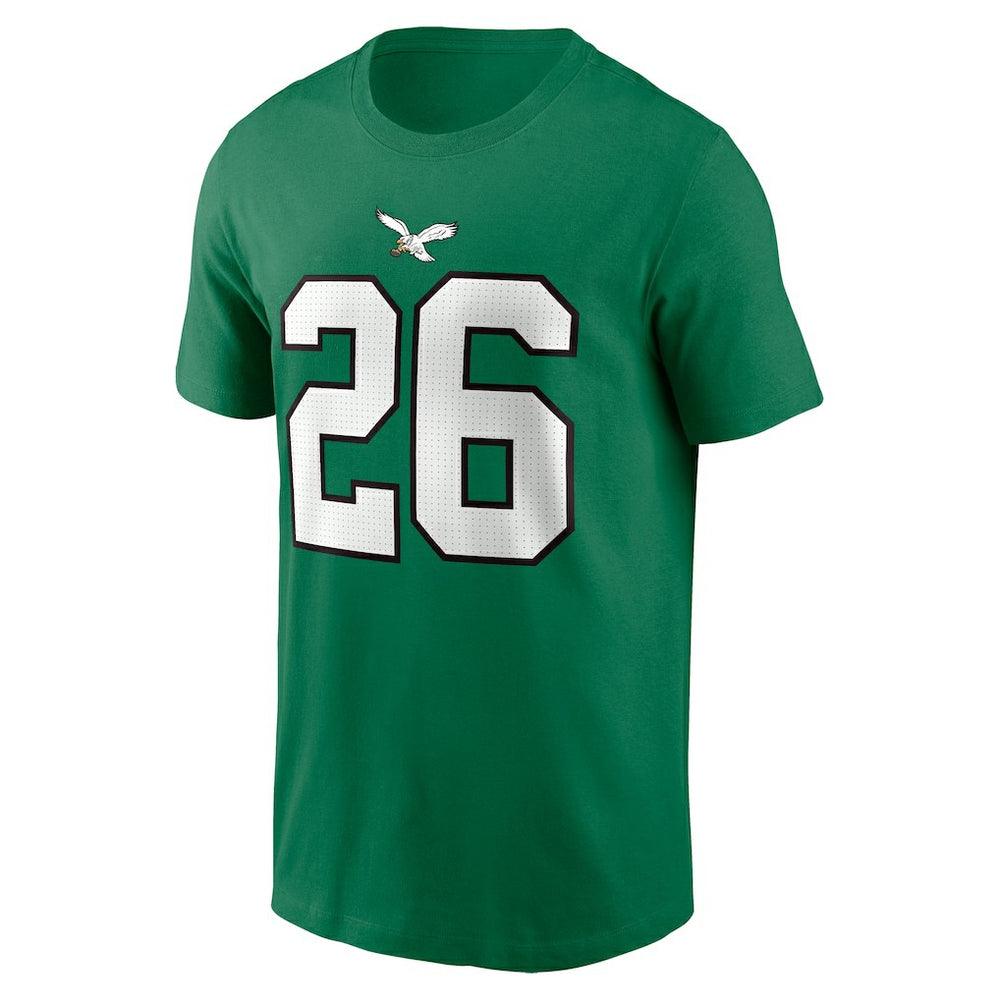 Philadelphia Eagles Nike Saquon Barkley  Player Name & Number T-Shirt