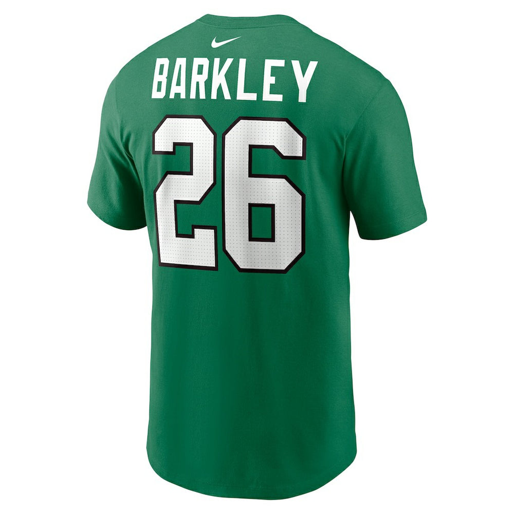 Philadelphia Eagles Nike Saquon Barkley  Player Name & Number T-Shirt