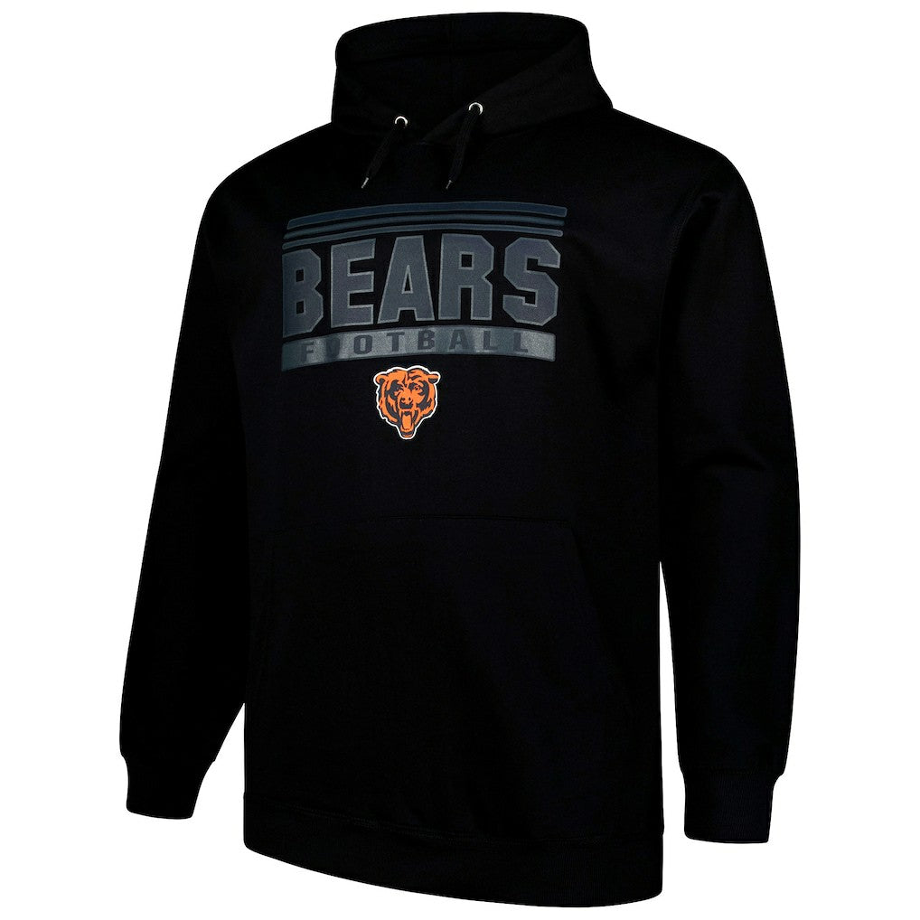 Chicago Bears Fanatics Big & Tall Pop Pullover Hoodie