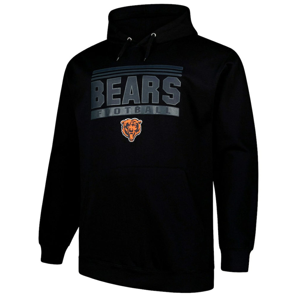 Chicago Bears Fanatics Big & Tall Pop Pullover Hoodie