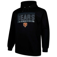 Chicago Bears Fanatics Big & Tall Pop Pullover Hoodie