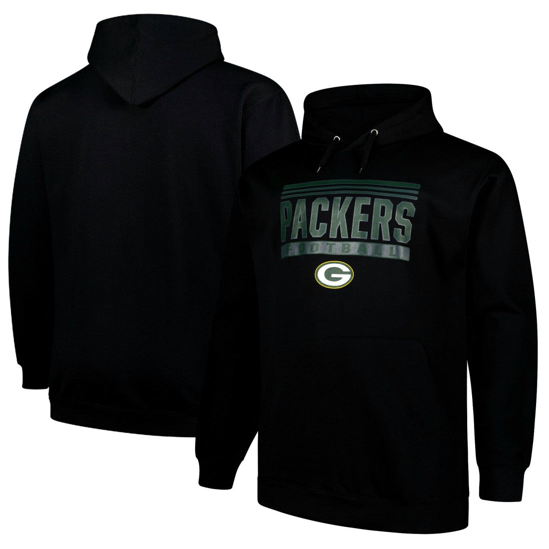 Green Bay Packers Fanatics Big & Tall Pop Pullover Hoodie