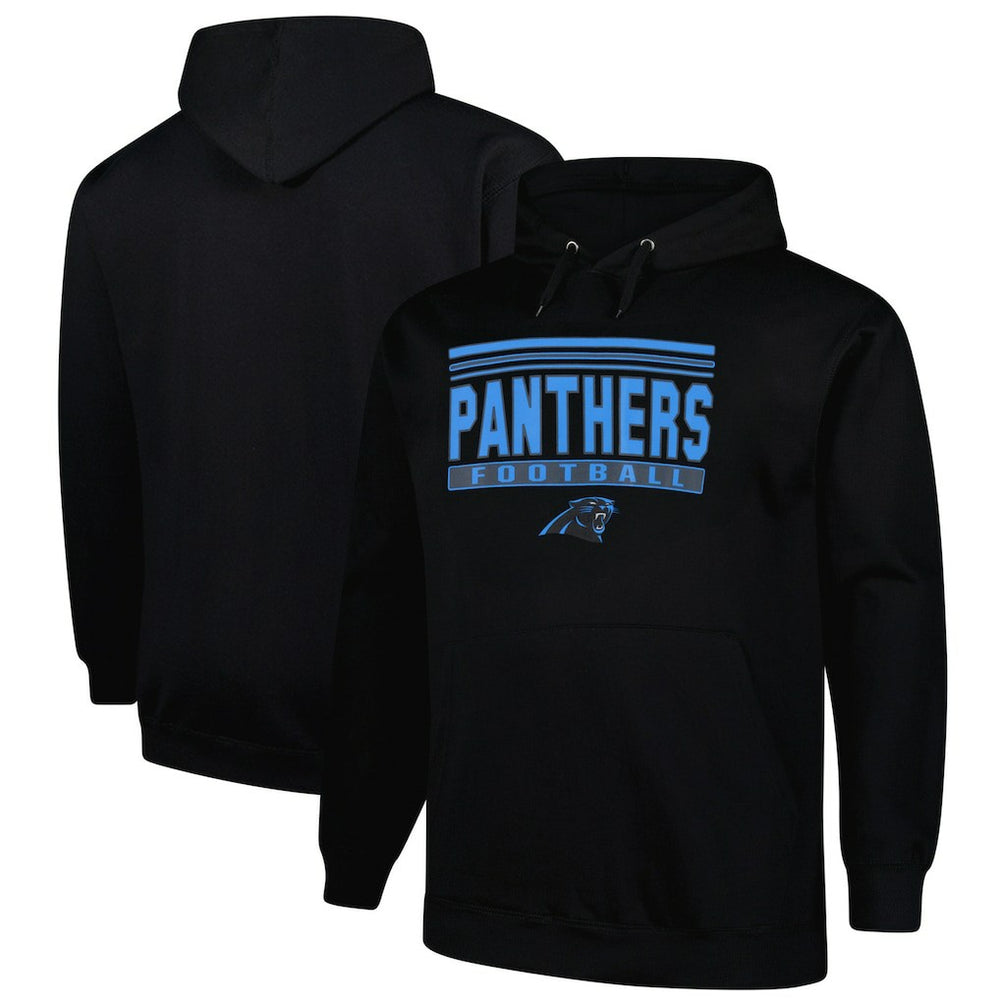 Carolina Panthers Fanatics Big & Tall Pop Pullover Hoodie