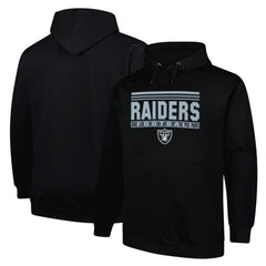 Las Vegas Raiders Fanatics Big & Tall Pop Pullover Hoodie