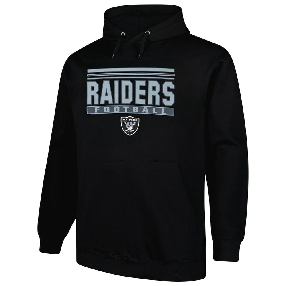 Las Vegas Raiders Fanatics Big & Tall Pop Pullover Hoodie