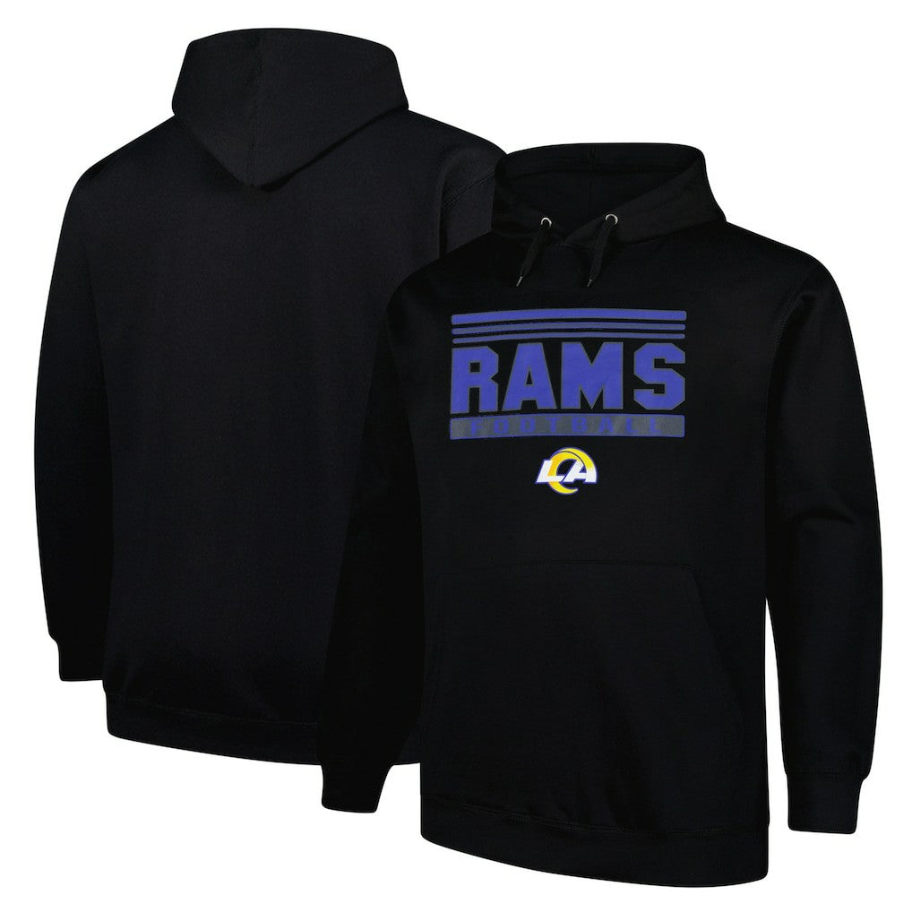 Los Angeles Rams Fanatics Big & Tall Pop Pullover Hoodie