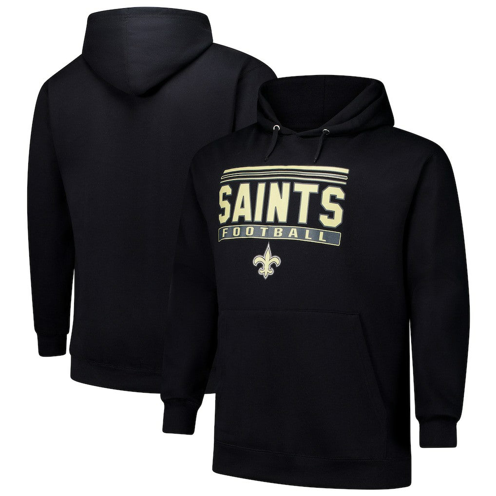 New Orleans Saints Fanatics Big & Tall Pop Pullover Hoodie