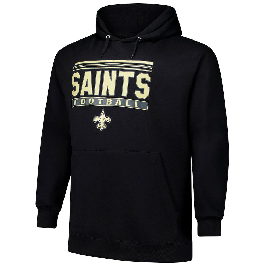 New Orleans Saints Fanatics Big & Tall Pop Pullover Hoodie