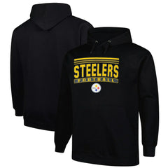 Pittsburgh Steelers Fanatics Big & Tall Pop Pullover Hoodie
