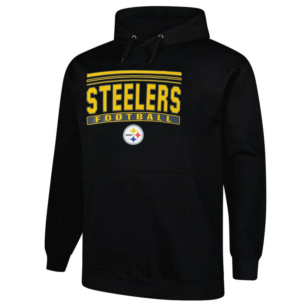 Pittsburgh Steelers Fanatics Big & Tall Pop Pullover Hoodie