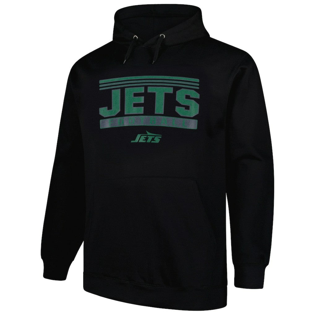 New York Jets Fanatics Big & Tall Pop Pullover Hoodie