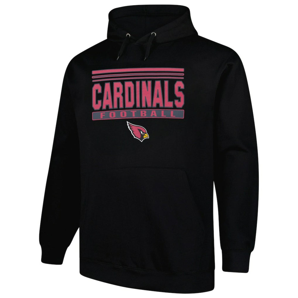 Arizona Cardinals Fanatics Big & Tall Pop Pullover Hoodie