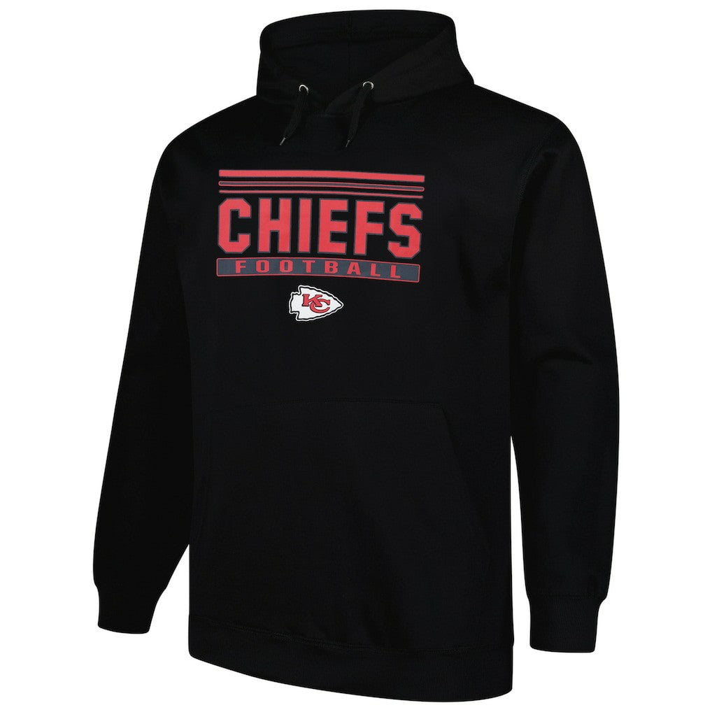 Kansas City Chiefs Fanatics Big & Tall Pop Pullover Hoodie