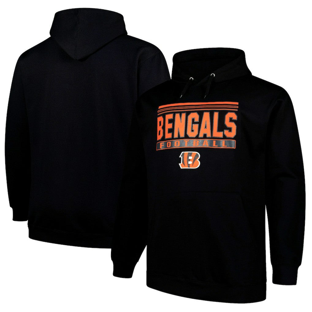 Cincinnati Bengals Fanatics Big & Tall Pop Pullover Hoodie