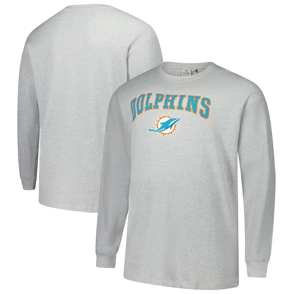 Miami Dolphins Fanatics Big & Tall Thermal Long Sleeve T-Shirt
