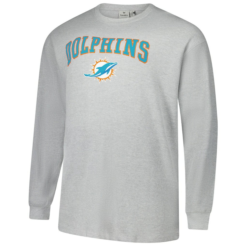 Miami Dolphins Fanatics Big & Tall Thermal Long Sleeve T-Shirt