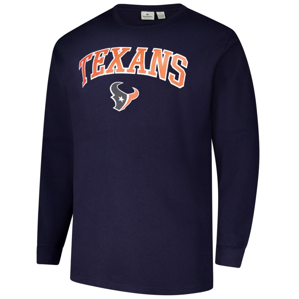 Houston Texans Fanatics Big & Tall Thermal Long Sleeve T-Shirt