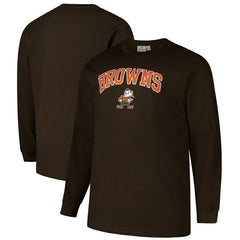 Cleveland Browns Fanatics Big & Tall Throwback Thermal Long Sleeve T-Shirt