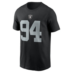 Las Vegas Raiders Nike Christian Wilkins  Player Name & Number T-Shirt