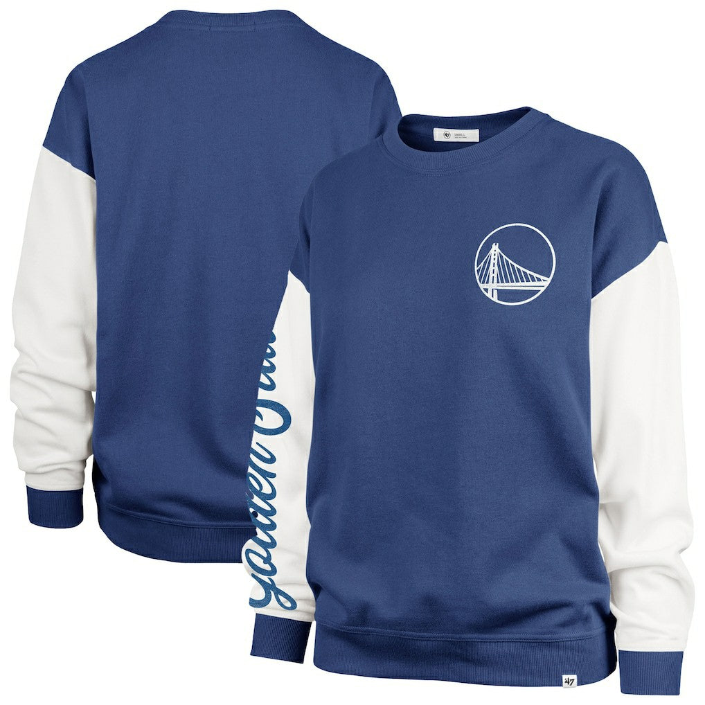 Golden State Warriors '47 Women's Plus Size Oversized Rise Andie Pullover Sweatshirt sale For Sale