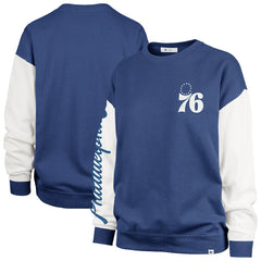 Philadelphia 76ers '47 Women's Plus Size Oversized Rise Andie Pullover Sweatshirt For Sale