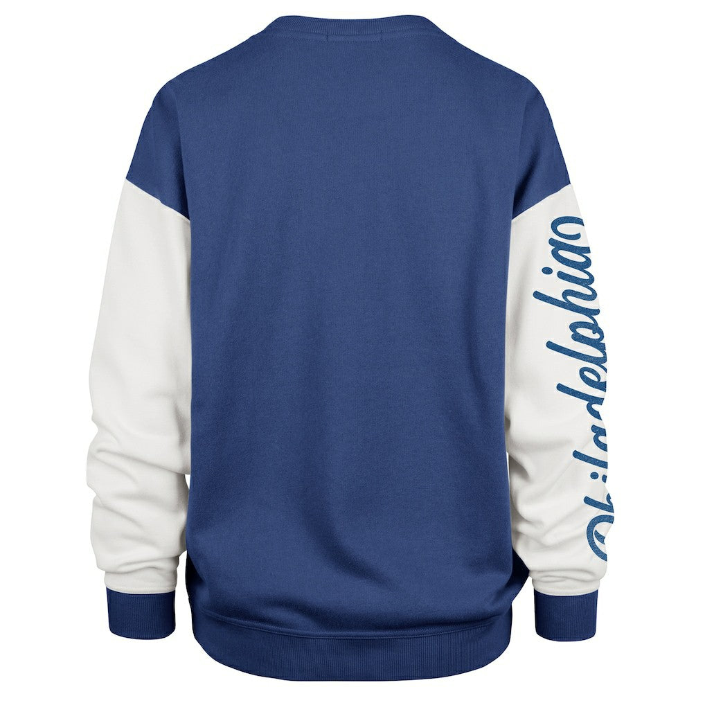 Philadelphia 76ers '47 Women's Plus Size Oversized Rise Andie Pullover Sweatshirt For Sale