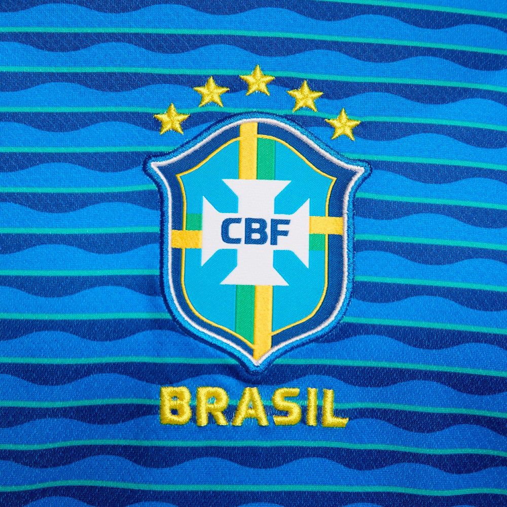 Neymar Jr. Brazil National Team Women's 2024 Away Stadium Replica Player Jersey – Blue - Nike