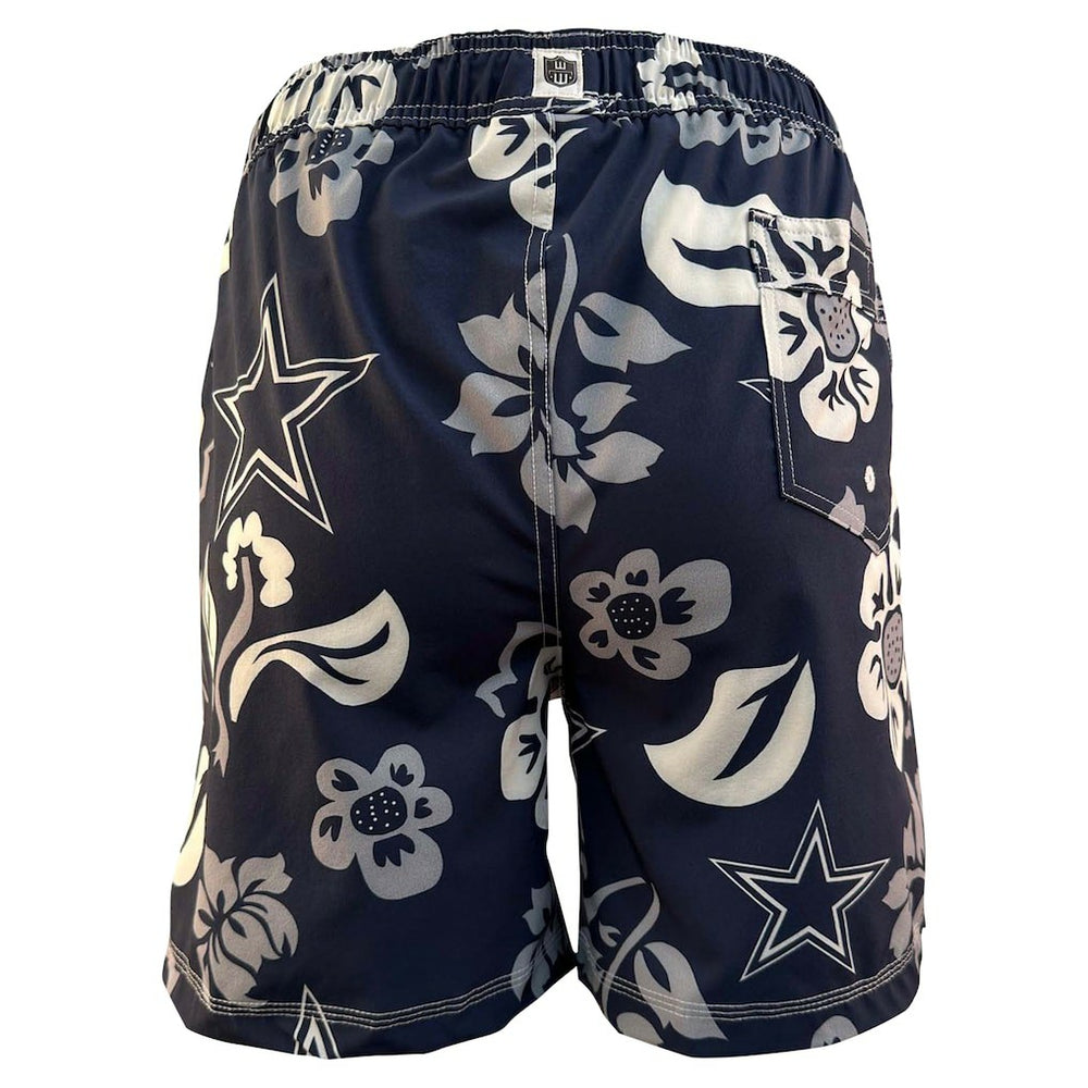 Dallas Cowboys  Wes & Willy Youth Floral Volley Swim Trunks