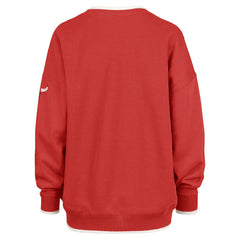 Chicago Bulls '47 Women's Rise Wax Pack Daze '80s Oversize Pullover Sweatshirt New