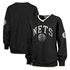 Brooklyn Nets '47 Women's Rise Wax Pack Daze '80s Oversize Pullover Sweatshirt Discount