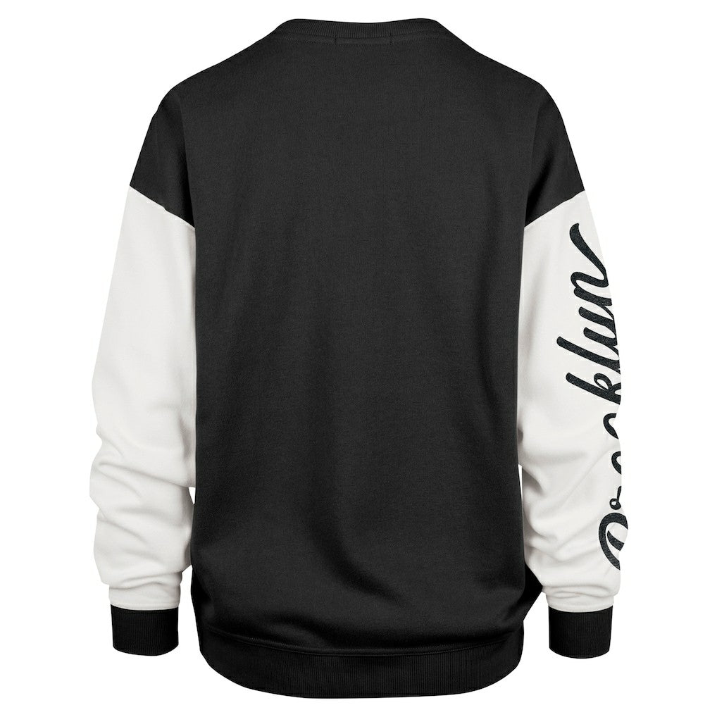 Brooklyn Nets '47 Women's Rise Andie Oversized Pullover Sweatshirt Discount