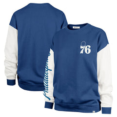 Philadelphia 76ers '47 Women's Rise Andie Oversized Pullover Sweatshirt Discount
