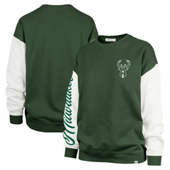 Milwaukee Bucks '47 Women's Rise Andie Oversized Pullover Sweatshirt For Sale