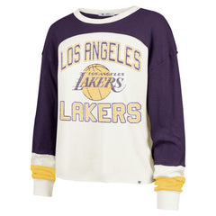 Los Angeles Lakers '47 Women's Curve Raglan Long Sleeve T-Shirt Discount