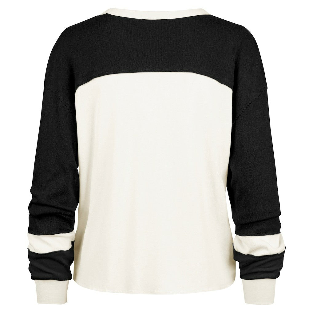 Brooklyn Nets '47 Women's Curve Raglan Long Sleeve T-Shirt New