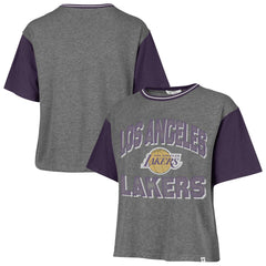 Los Angeles Lakers '47 Women's Rise Clubhouse Ziggy Color Block T-Shirt Online