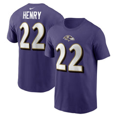 Baltimore Ravens Nike Derrick Henry  Player Name & Number T-Shirt