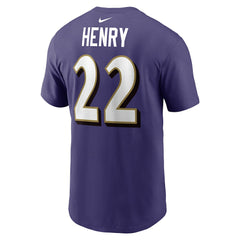 Baltimore Ravens Nike Derrick Henry  Player Name & Number T-Shirt
